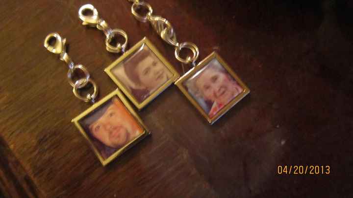 DIY photo Bouquet charms.  Michaels. Epiphany Crafts shape studio tool.  Just wanted to share