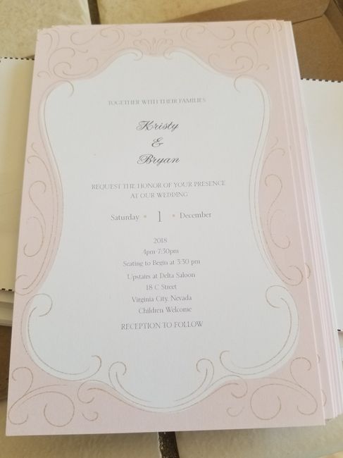 Show & Tell: Your Wedding Invites - 1