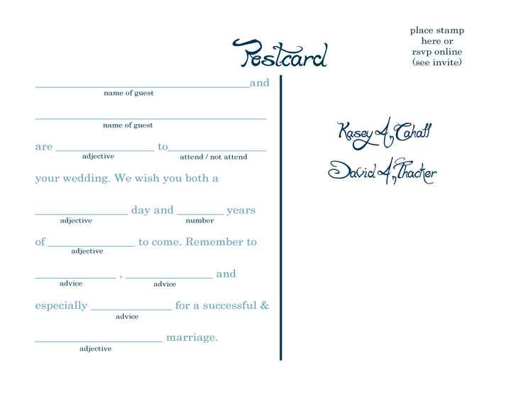 invitations...what did yours look like?
