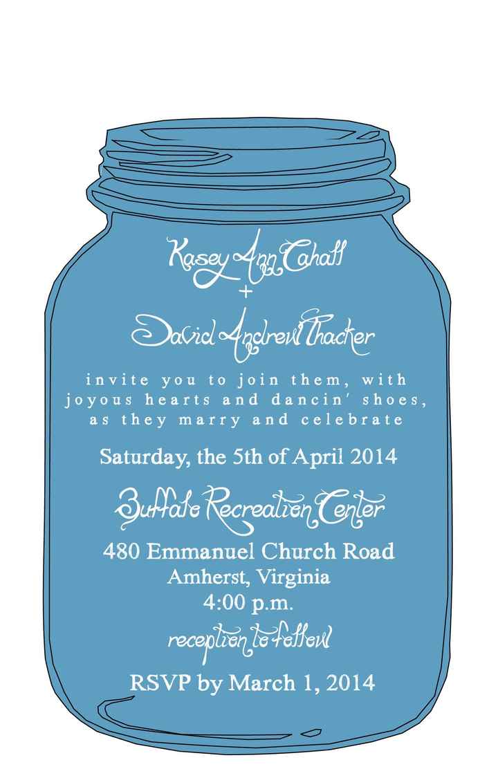 invitations...what did yours look like?