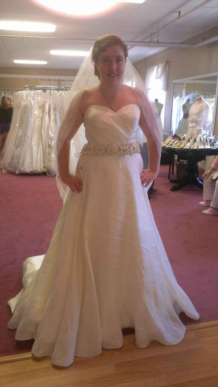 wedding dress! (with pictures) :)