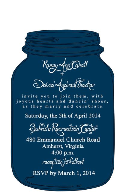 finished invitations!