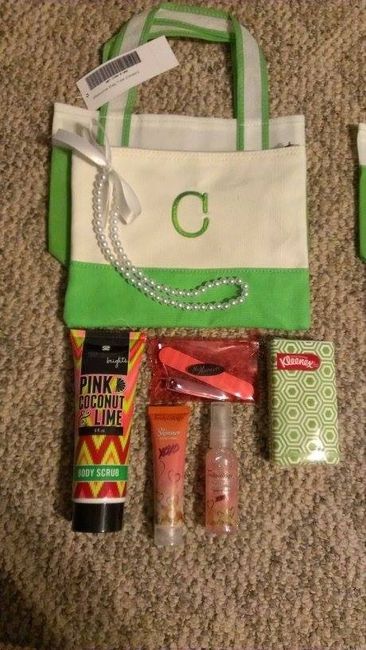 bridesmaid gifts - FINISHED ! :) [pictures included]