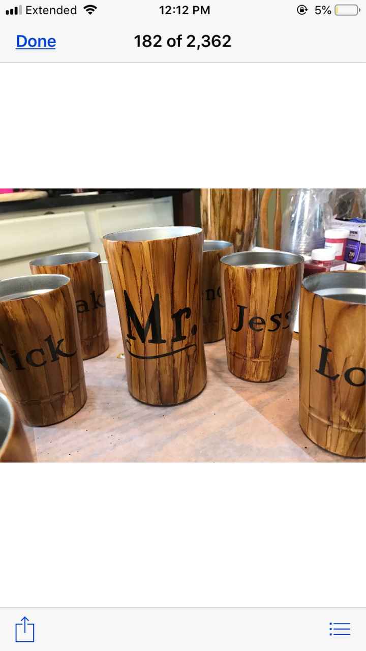Wine tumblers for bridesmaids. Must or waste? - 1