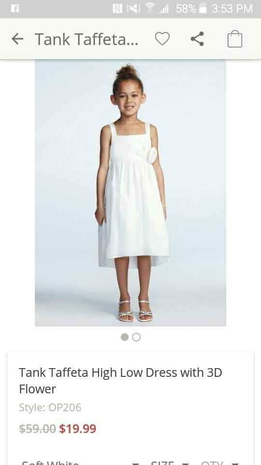 Flower girl dresses!