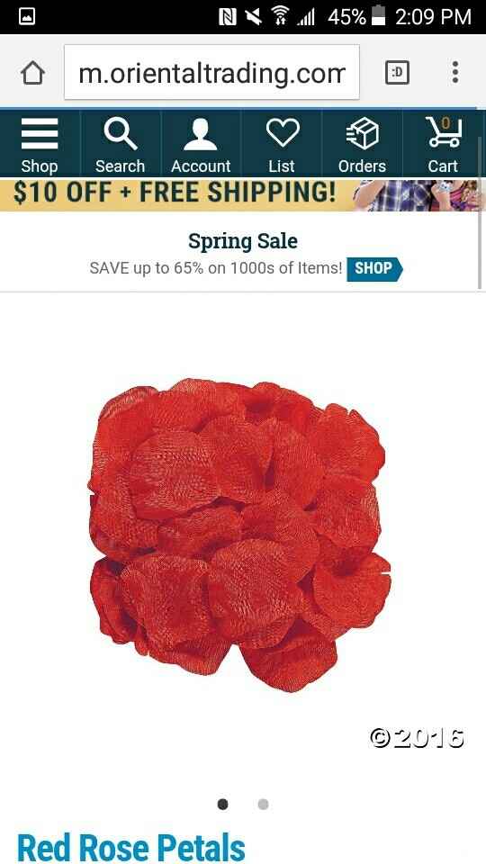 *CHANGED TOPIC* Ok no aisle runner -- what should flower girl throw?