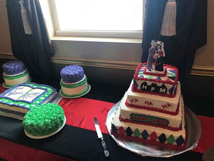 Non Pro BAM!  Harley Quinn Joker Theme wedding