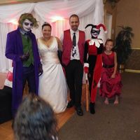 Non Pro BAM!  Harley Quinn Joker Theme wedding