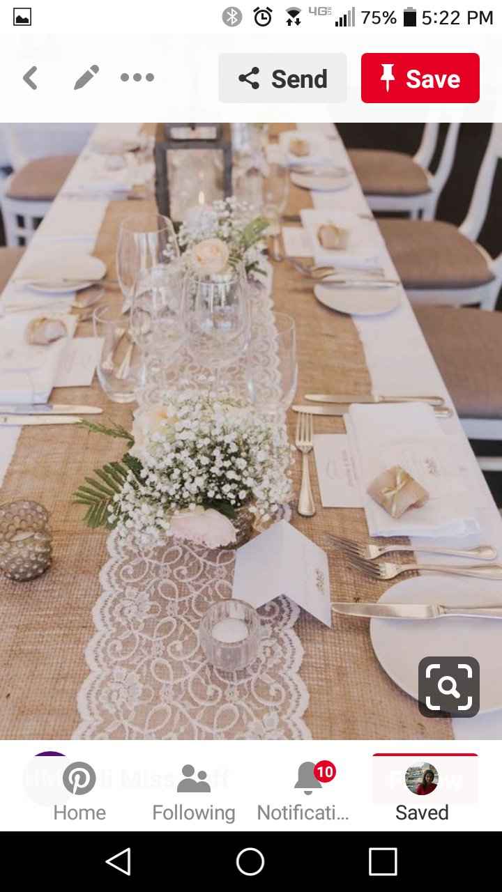 Rustic beach table decor