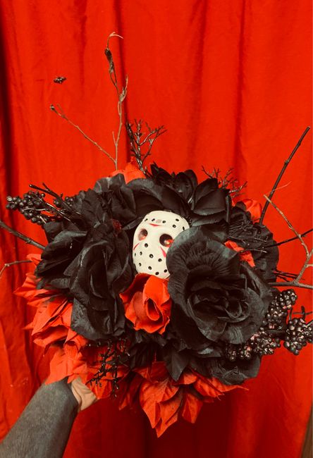 Check out my diy gothic decor September 13th wedding 2