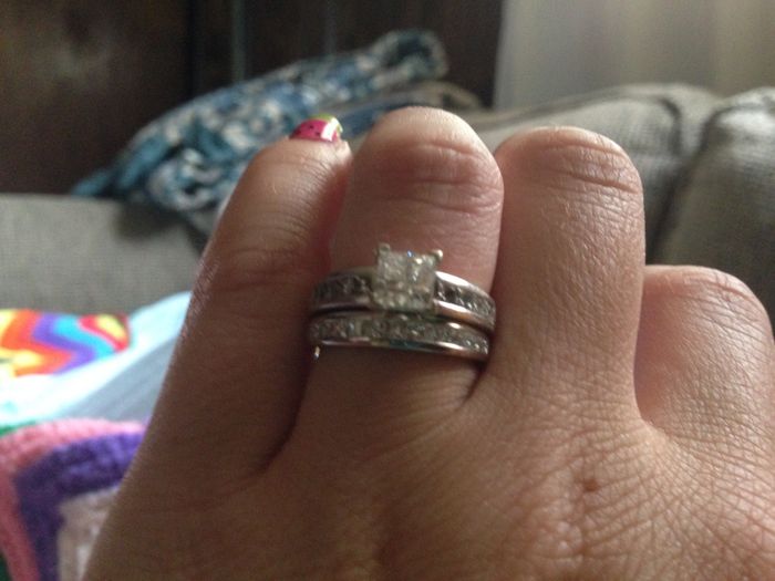 My wedding band came in!  Show me yours!