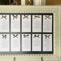 Let me see your DIY Seating Charts/Escort Cards