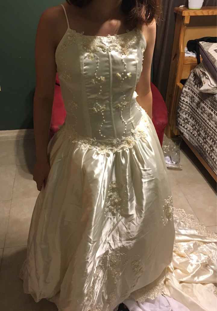 Wedding dress surprise. Ideas pls - 1