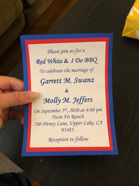 When to send invites with all that’s going on 😞 1