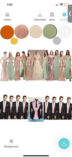 Bridal party colors? 3