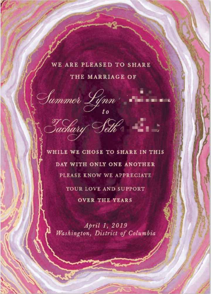 When to send elopement announcements? - 1