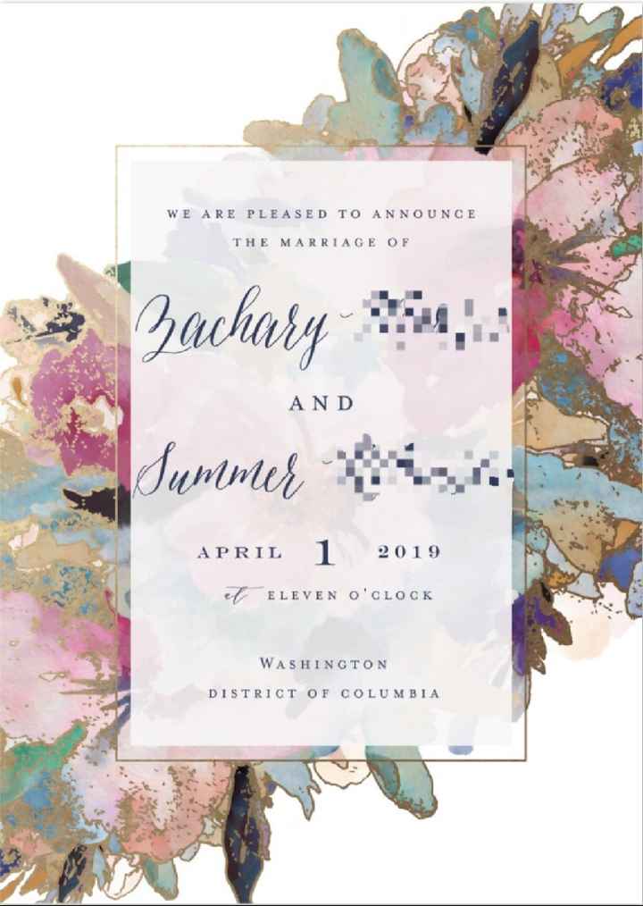 Help me choose my announcement! - 1