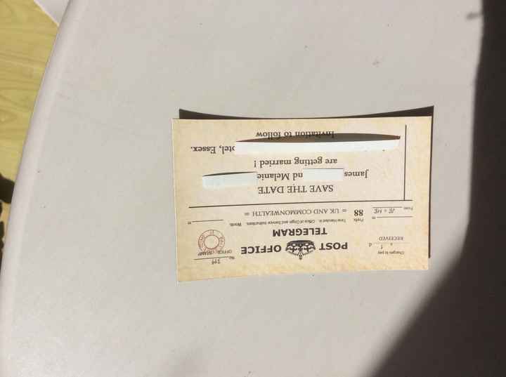 Pictureless Save the Dates - Anyone done it??