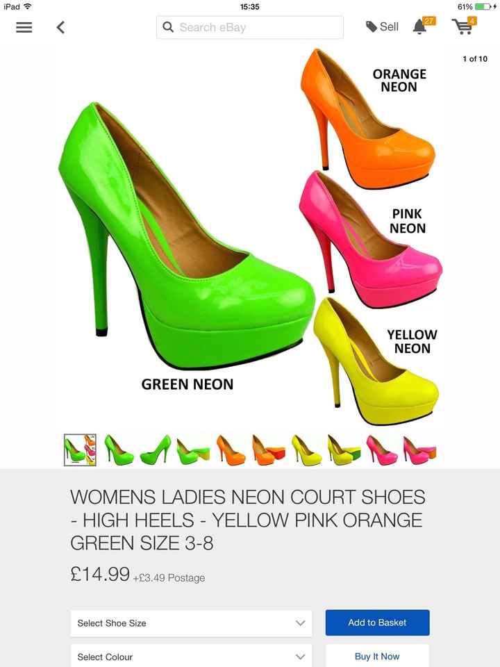 Lime Green Bridal Shoes!