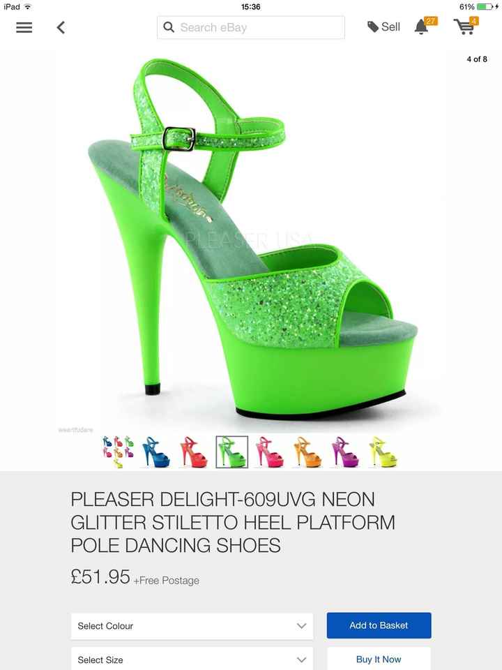 Lime Green Bridal Shoes!