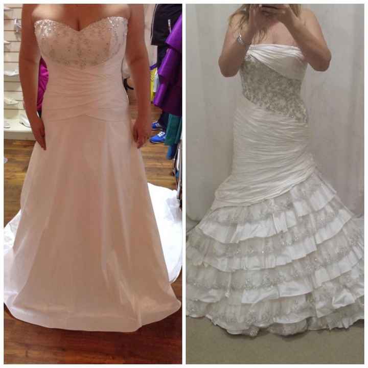 Opinions please. Wedding dress.