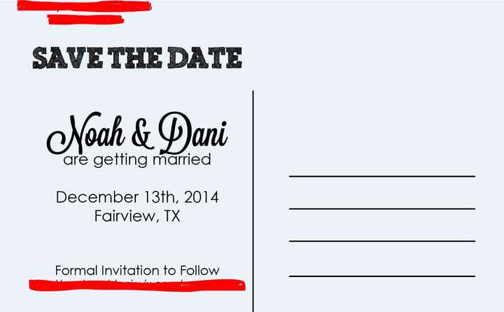 Show me your Save the Dates!