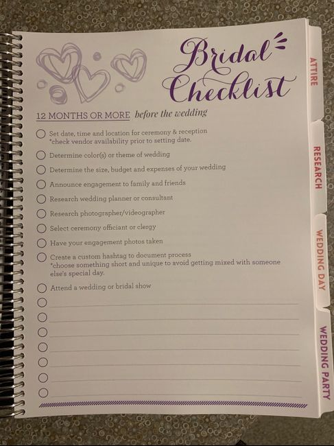 My Wedding Planner book arrived! 5