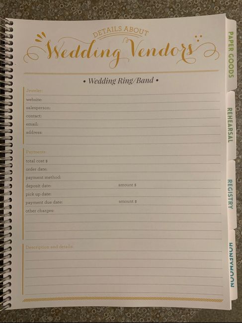 My Wedding Planner book arrived! 10