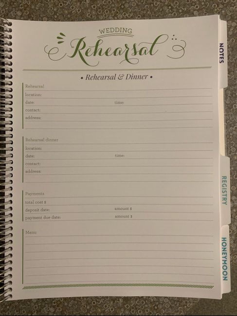 My Wedding Planner book arrived! 12