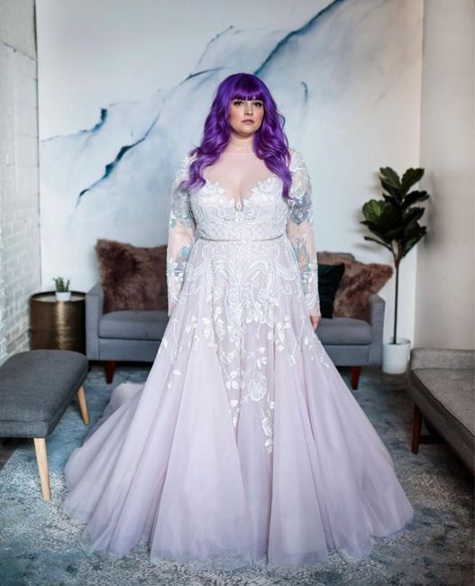 Tattooed bride in the Hayley gown! 2