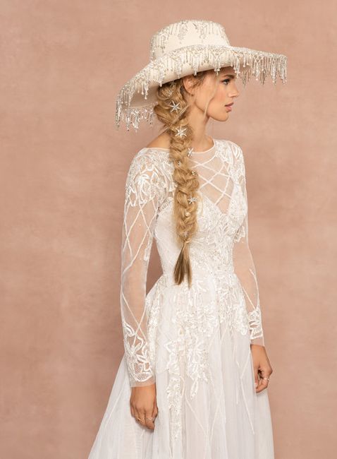 Tattooed bride in the Hayley gown! 9