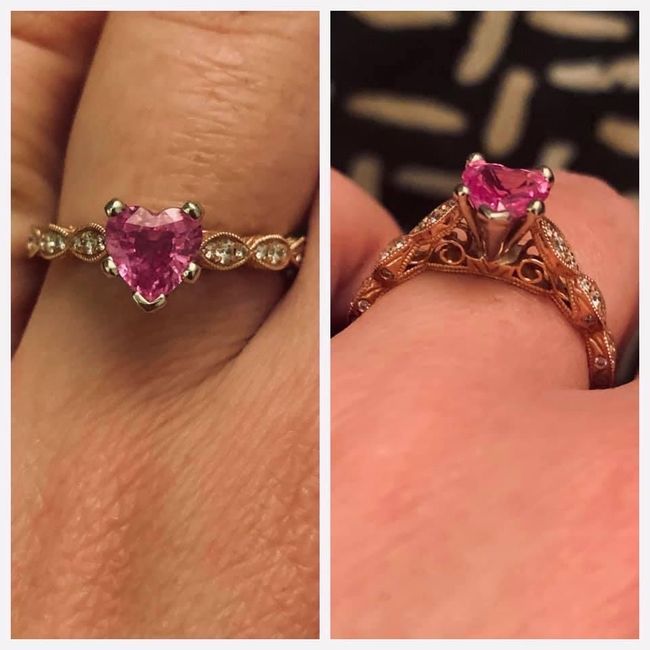 Show Me Your Non Diamond Engagement Rings! 8