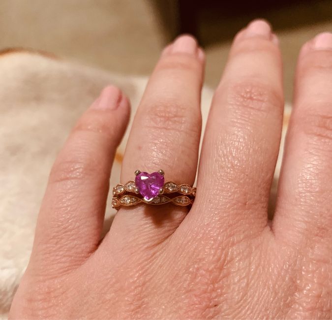 Show Me Your Non Diamond Engagement Rings! 19