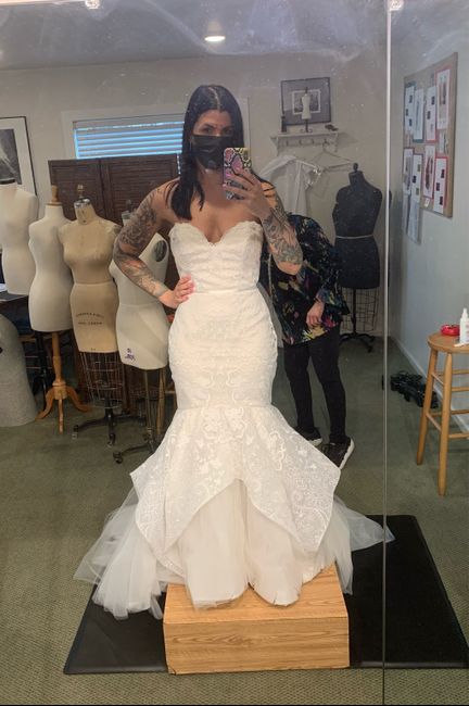 3Rd dress fitting in the books! 1