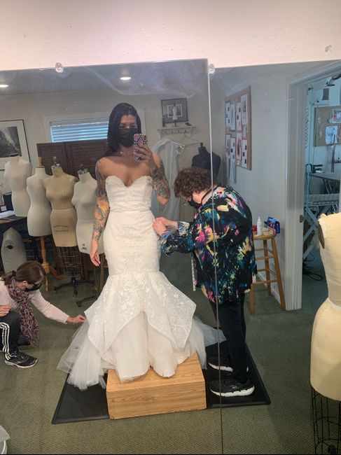 3Rd dress fitting in the books! 2