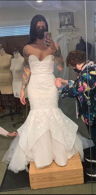 3Rd dress fitting in the books! 5