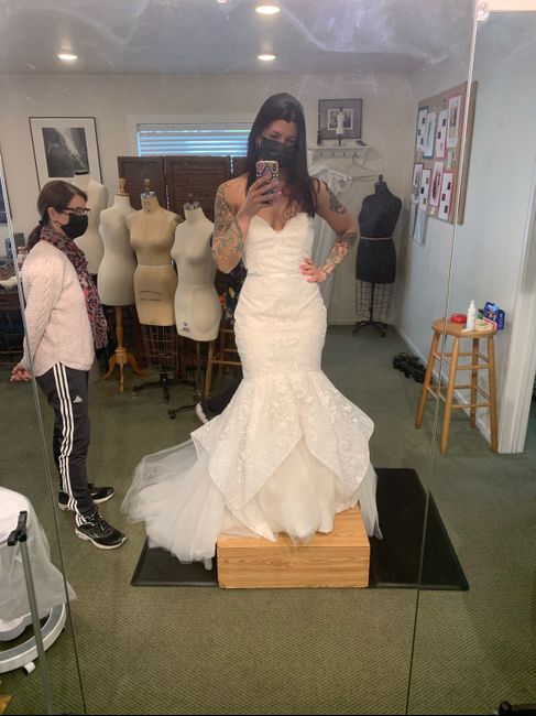 3Rd dress fitting in the books! 6