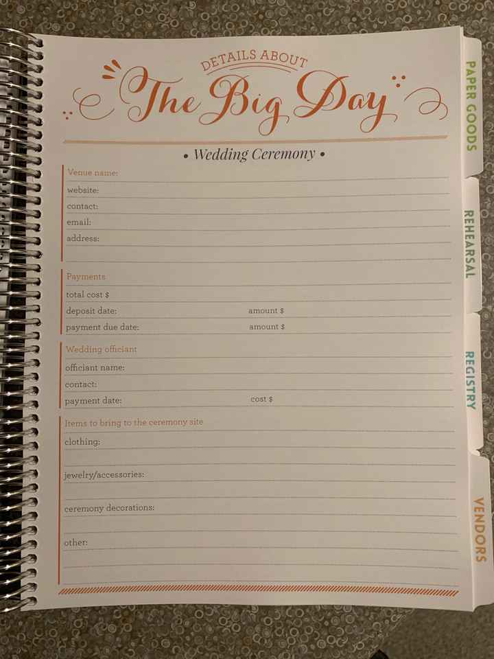 My Wedding Planner book arrived! - 9