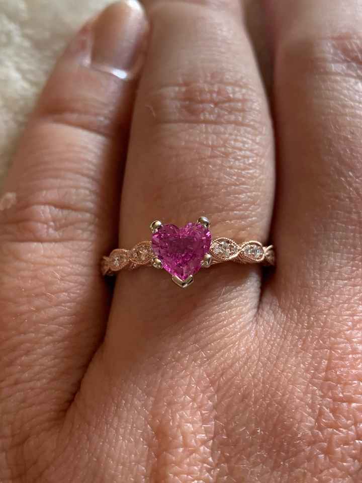 i want to see your engagement rings! - 1