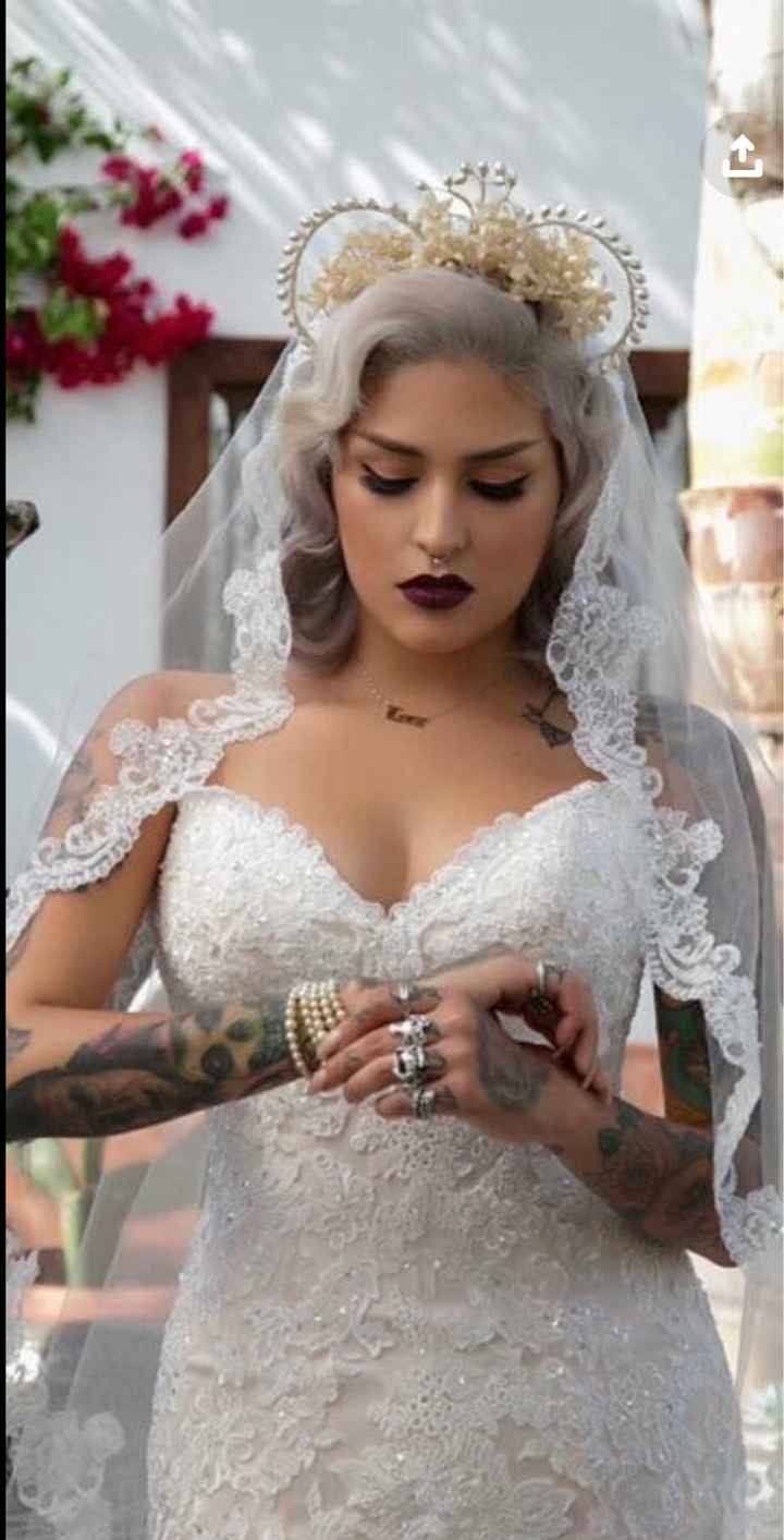 Veil with rose gold? - 2