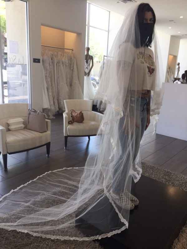 i picked up my veil today!  Things are feeling real! - 3