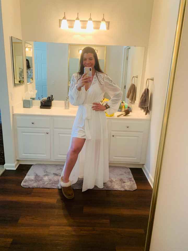 My Bridal “getting ready” robe is here! - 3