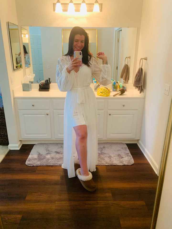 My Bridal “getting ready” robe is here! - 5