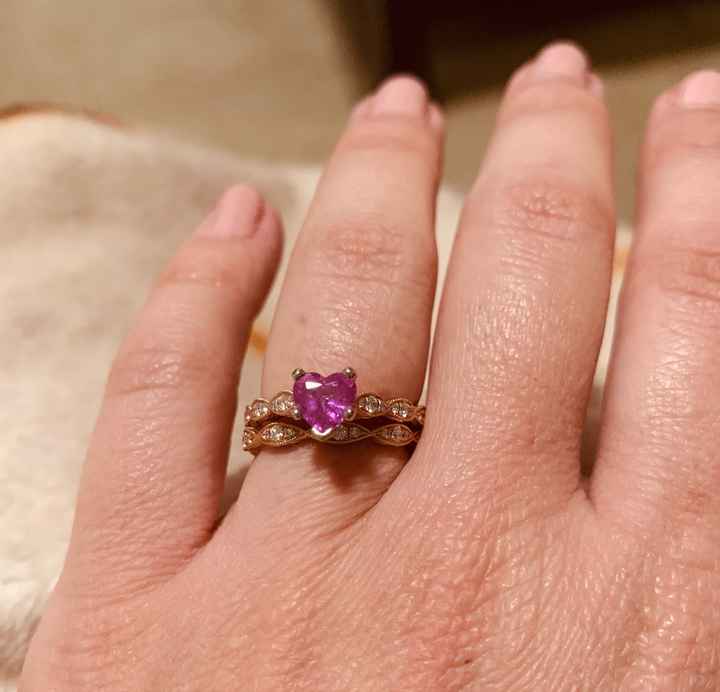 Show Me Your Non Diamond Engagement Rings! - 1