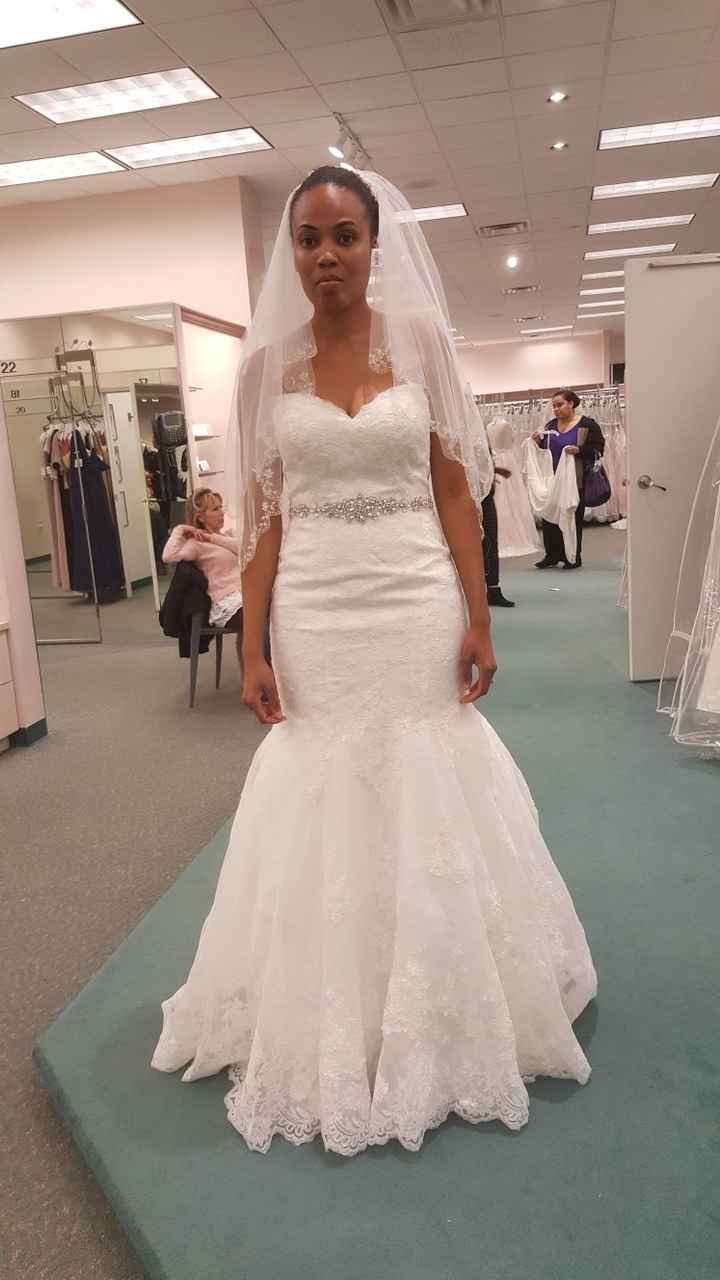 I said yes my dress, David's Bridal in Alexandria, La is going out of business, I saved $866 !!