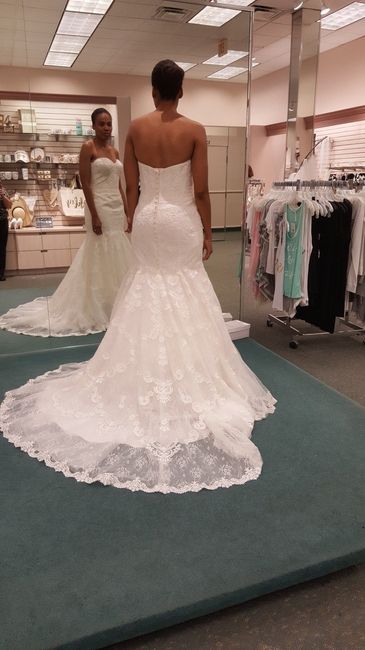 I said yes my dress, David's Bridal in Alexandria, La is going out of business, I saved $866 !!