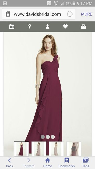 Bridesmaid dress - colours?