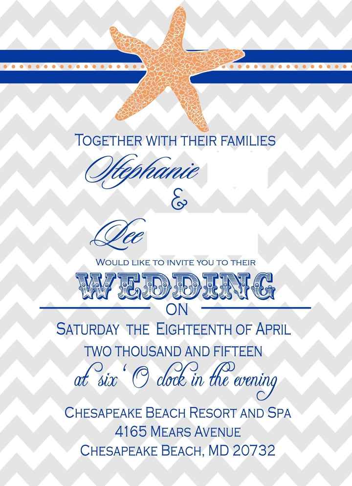 Invitations Ready for Print! (PICS!) But first...