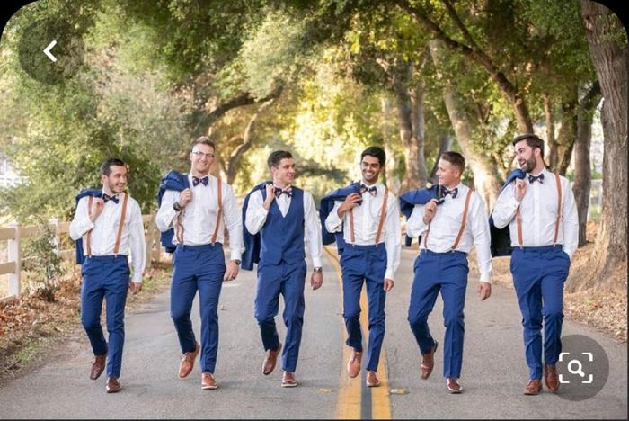 He saying yes the Suit 😍 2