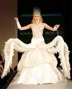 Now THAT's a ridiculous wedding dress!